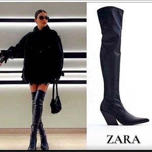 Zara Over The Knee Boots